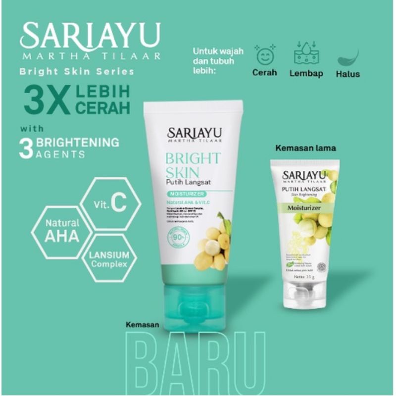 SARIAYU BRIGHT SKIN || SARIAYU PUTIH LANGSAT SERIES