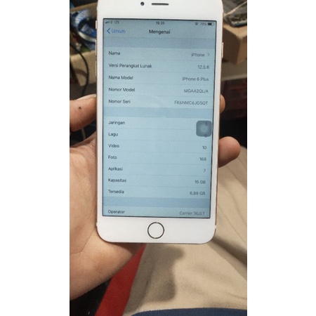 IPHONE 6 PLUS 16GB MULUS wifi only