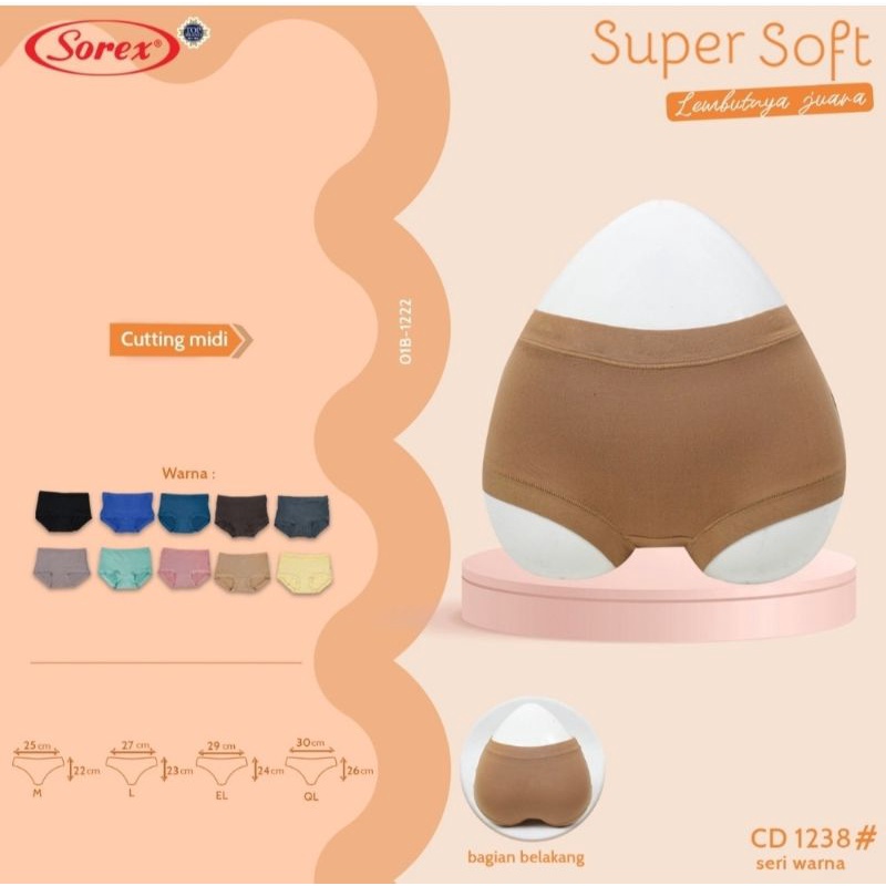 Celana Dalam Sorex 1238 super soft