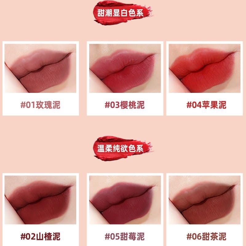 Lameila Lip Glaze / Lipstik Cair Kosmetik / Liptint Lipgloss 1044