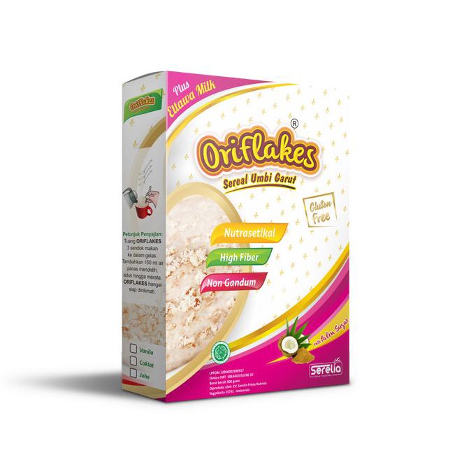 

[BISA COD] Oriflakes Sereal umbi Garut Gastro 350 gram | Penggemuk Badan