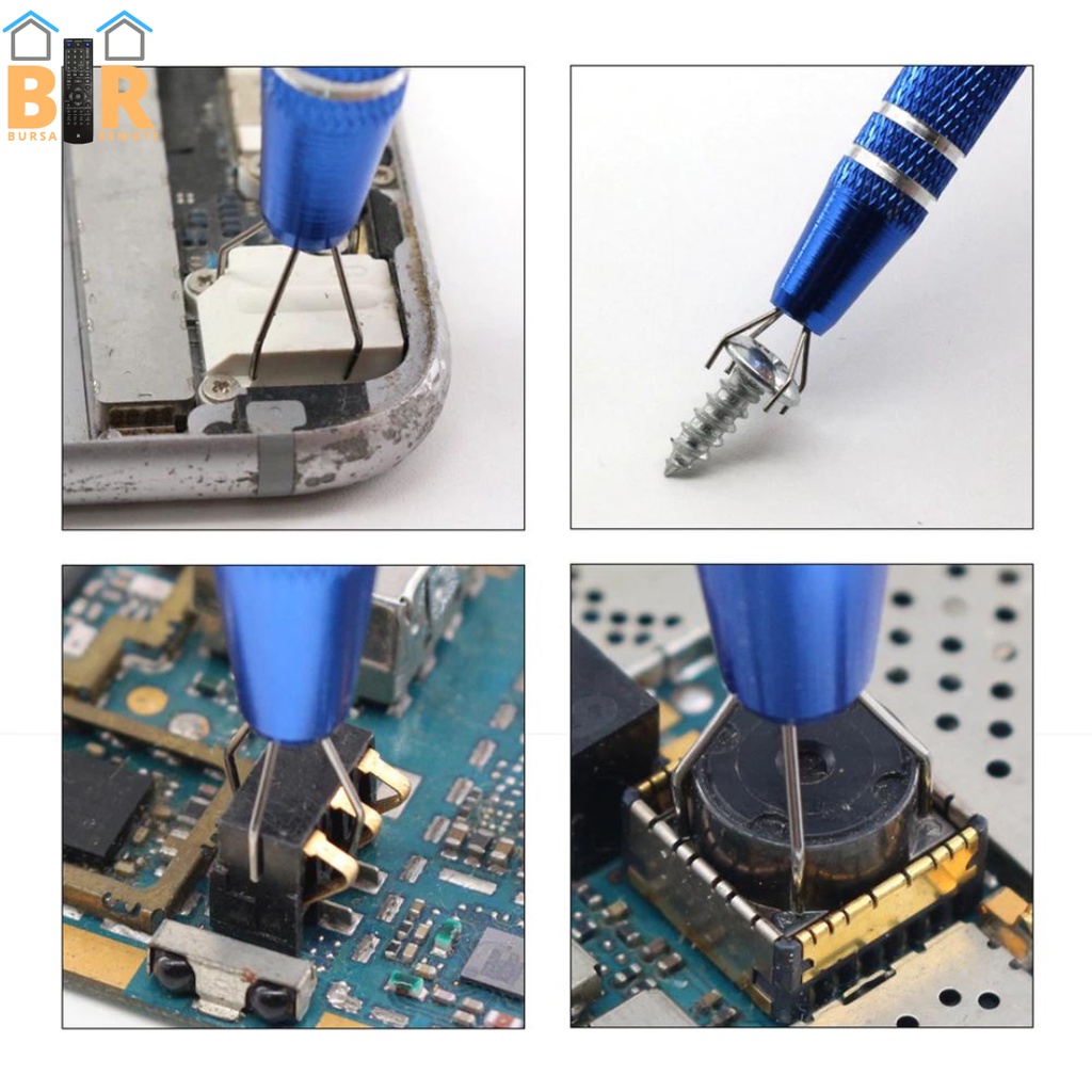 IC Chip Pinset Pengambil Komponen Kecil Pengambil Bagian Elektronik Alat Pengambil Logam