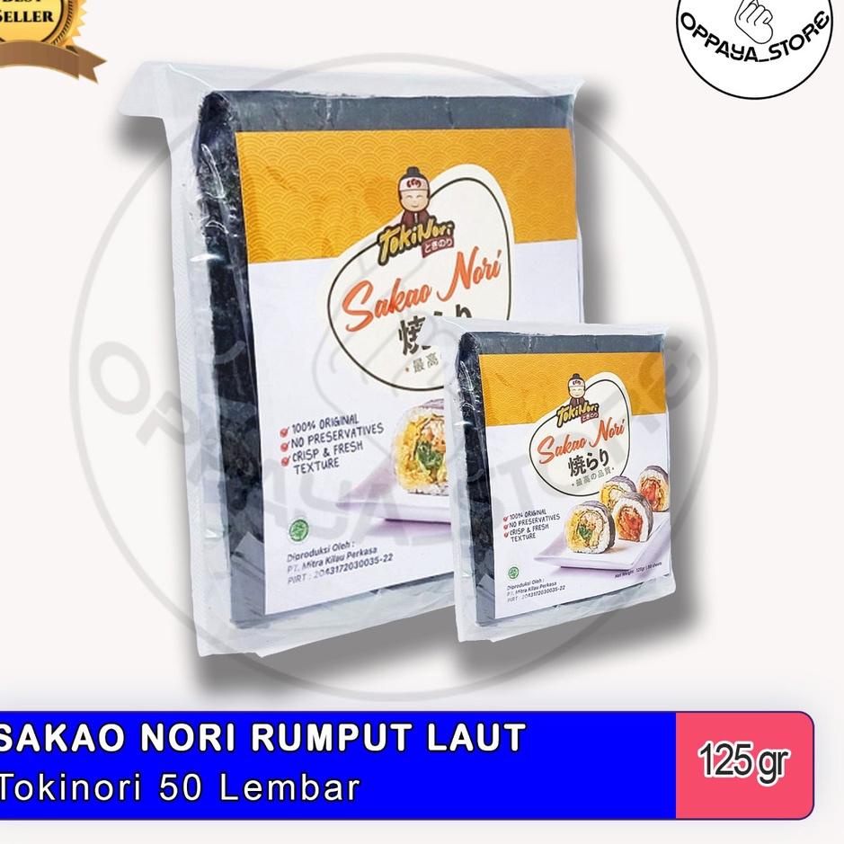 

[PRODUK IZEYD] Sakao Nori 50 Lembar Untuk Kimbab Sushi 09F