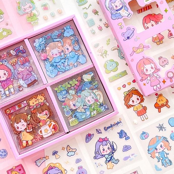 

FG3✻ [ACQ] Sticker Waterproof Sticker Momo Dapat Box Isi 100 Lembar Koleksi Terbaru