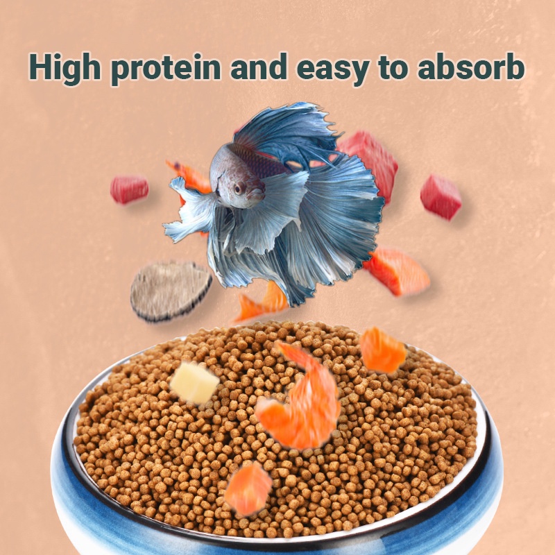 Yee makanan ikan cupang fighting fish feed makanan ikan protein tinggi