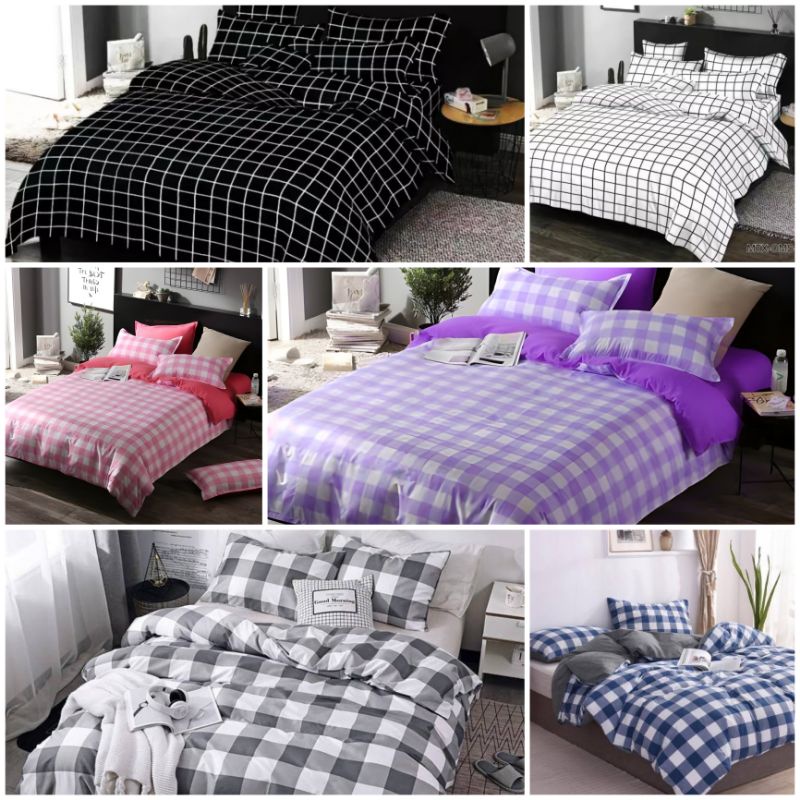 Sprei Motif AESTHETIC/Sprei Kotak/Kotak Emily