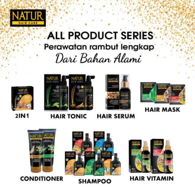 Natur Hair Series | Vitamin | Shampoo | Conditioner | Tonic | Mask