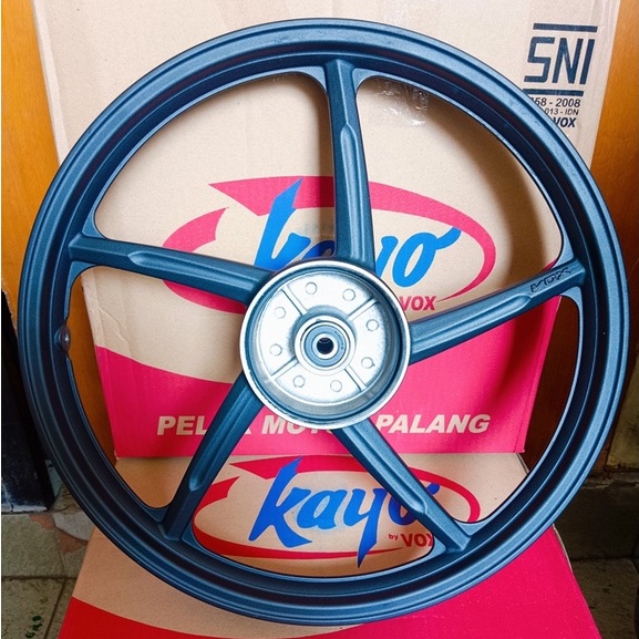 VELG RACING PSW SUPRA X VELK RESING SUPRA X DEPAN BELAKANG PALANG 5 MIRING