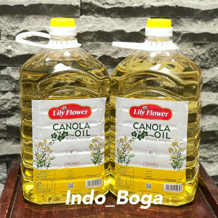 

lily flower canola oil 5 liter / minyak kanola / minyak jagung canola