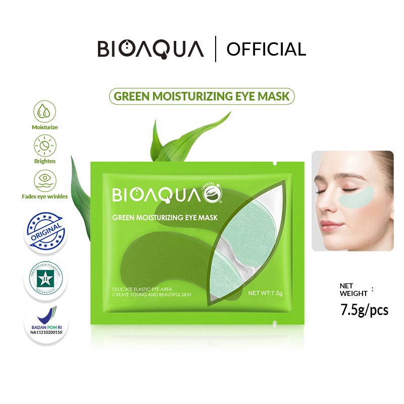 Bioaqua Sheet Mask Lip Mask &amp; Eye Mask Masker Wajah Bibir dan Mata BPOM