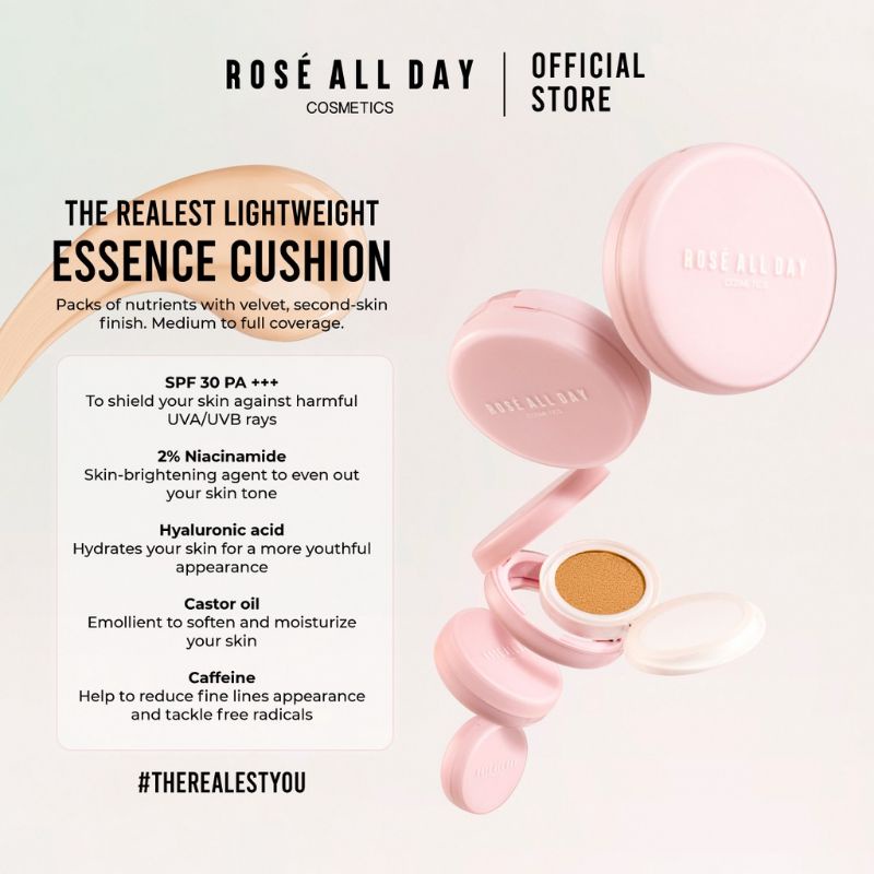 ROSE All Day The Realest Lighweight Essence Cushion