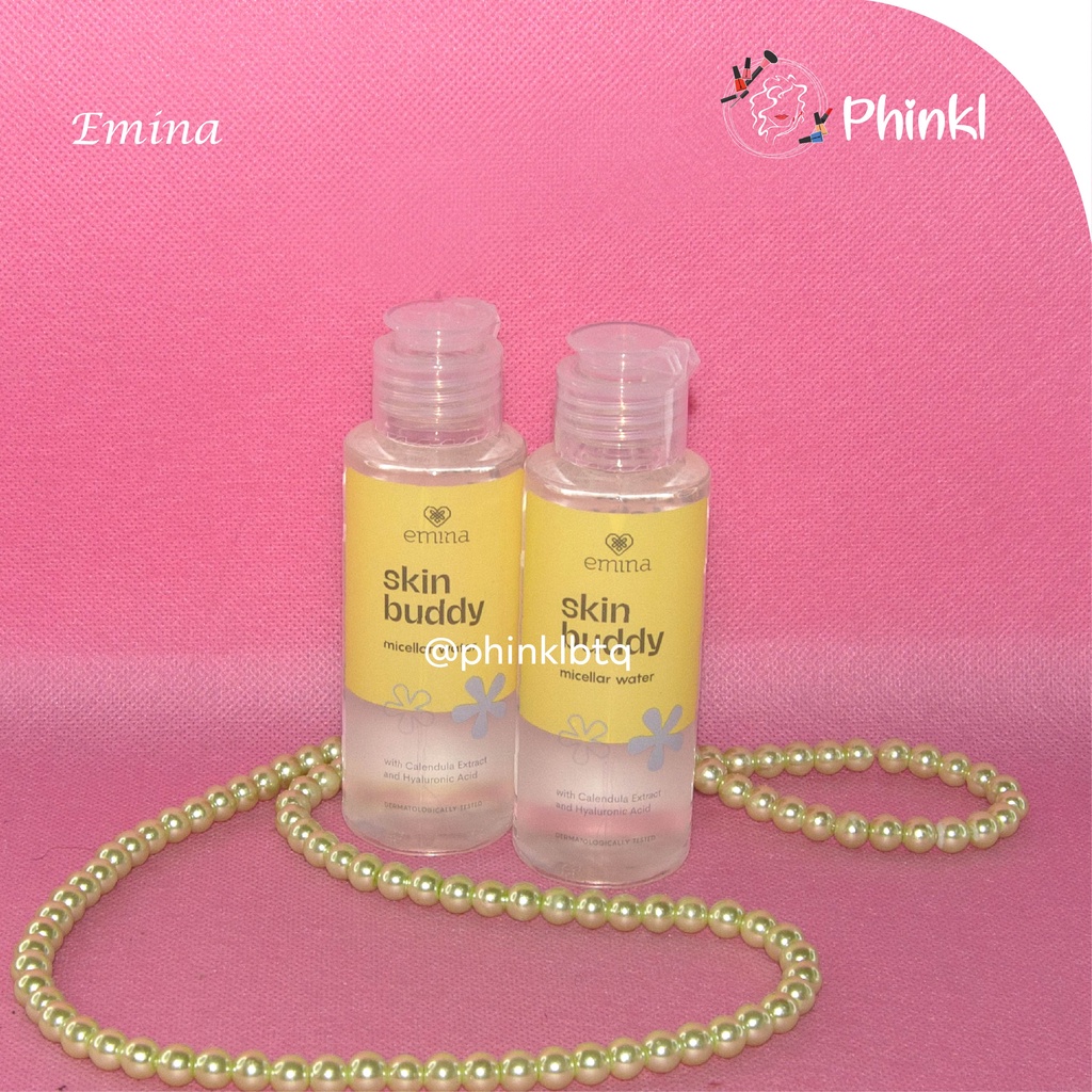 `ღ´ PHINKL `ღ´ ╰☆☆ 𝔢мιℕά ☆☆╮ Emina micellar water skin buddy pembersih makeup eyeshadow maskara lipstick