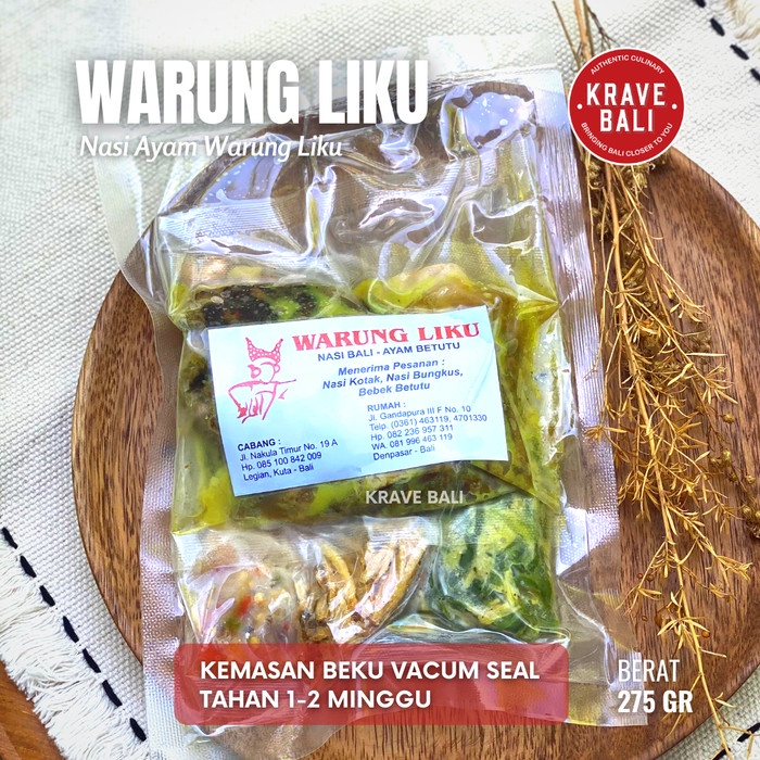 

Nasi Ayam Campur Warung Liku Makanan Khas Bali Asli 275 Gr Tx0417