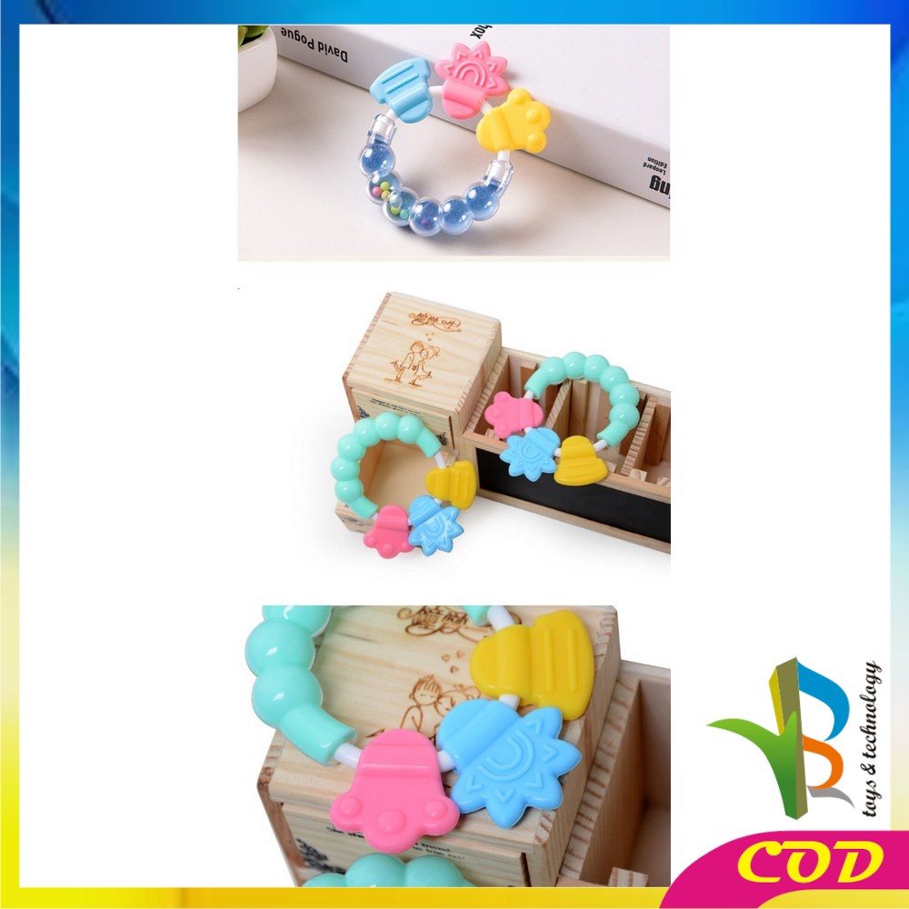 RB-M71 Mainan Rattle Genggam Kerincingan Bayi / Gigitan Bayi / Empeng Teether Bayi Baby Toys