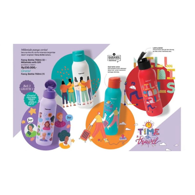 Tupperware|Fancy Bottle 750ml