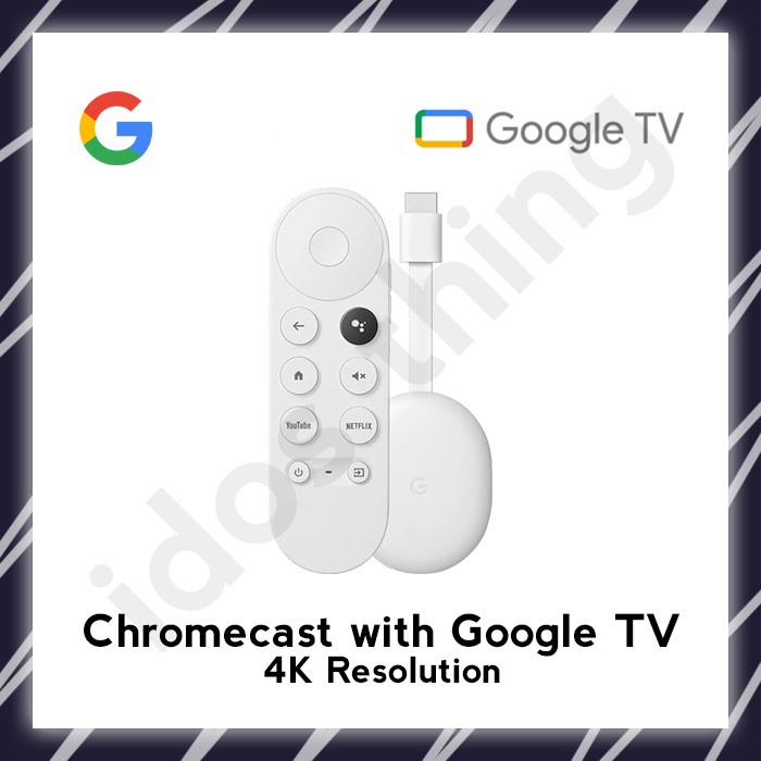 GOOGLE CHROMECAST / CHROME CAST 4 WITH GOOGLE TV