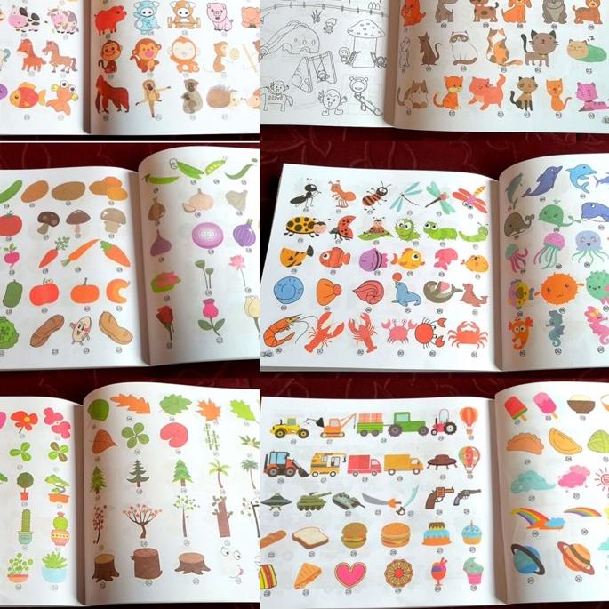 

±±± buku mewarnai anak anak 8000 object 1000object drawing book activity book