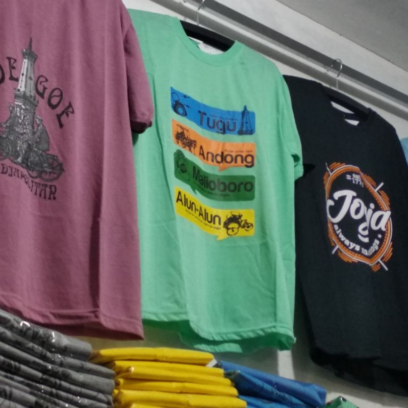 Kaos Oleh-Oleh Khas Jogja Malioboro Yogyakarta