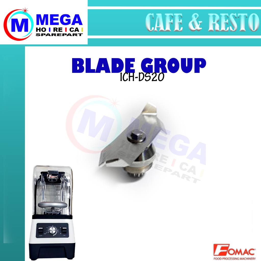 ICH-DS20 Sparepart Pisau Blade Group Ice Blender Fomac