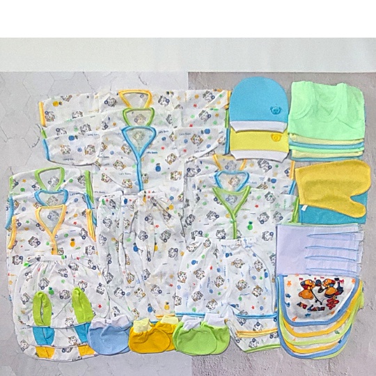 40 Pcs Paket Baju Bayi Baru Lahir LENGKAP HEMAT Paket Baju Bayi Newborn SNI Bahan Katun Halus Lembut Kado Hadia Lahiran