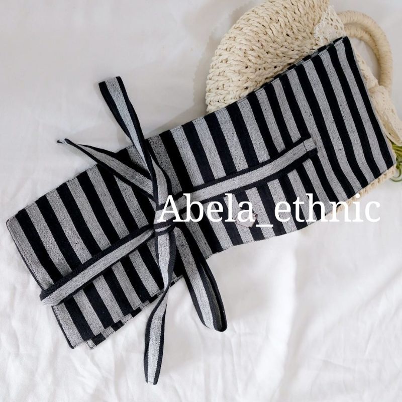 Obi belt tenun lurik - obi tenun lurik - ikat pinggang tenun