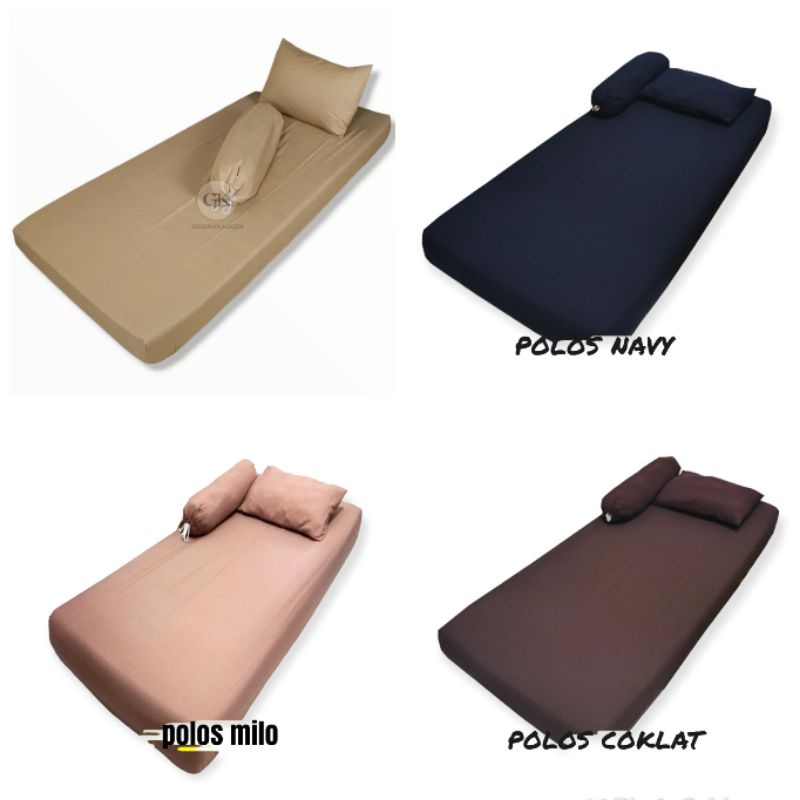 SPREI POLOS PREMIUM HIGH QUALITY 90X200X15
