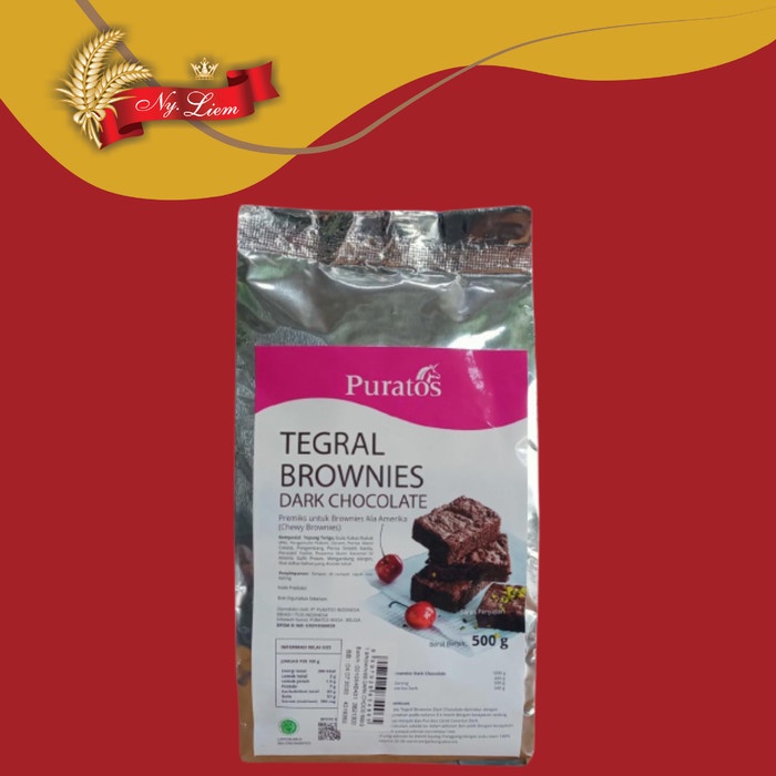 

PURATOS Tegral Brownies Dark Chocolate / Tepung Premix500 gram