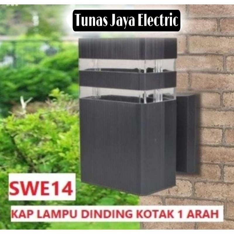 Lampu Dinding / Wall Lamp Fixture E27 1 Arah SWE-14 SURYA