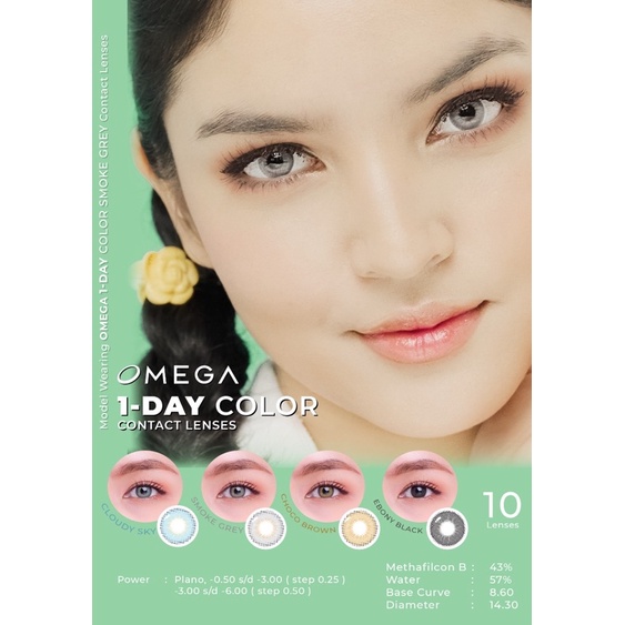 Softlens Omega One Day Warna Harian Daily Disposable 1 Day