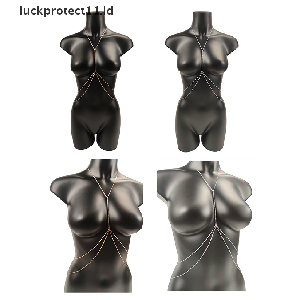 /Fashion Hot// Fashion// Sexy Chest Chain Bikini Wanita Rantai Perut Tubuh Untuk Wanita Rantai Pinggang Silang.
