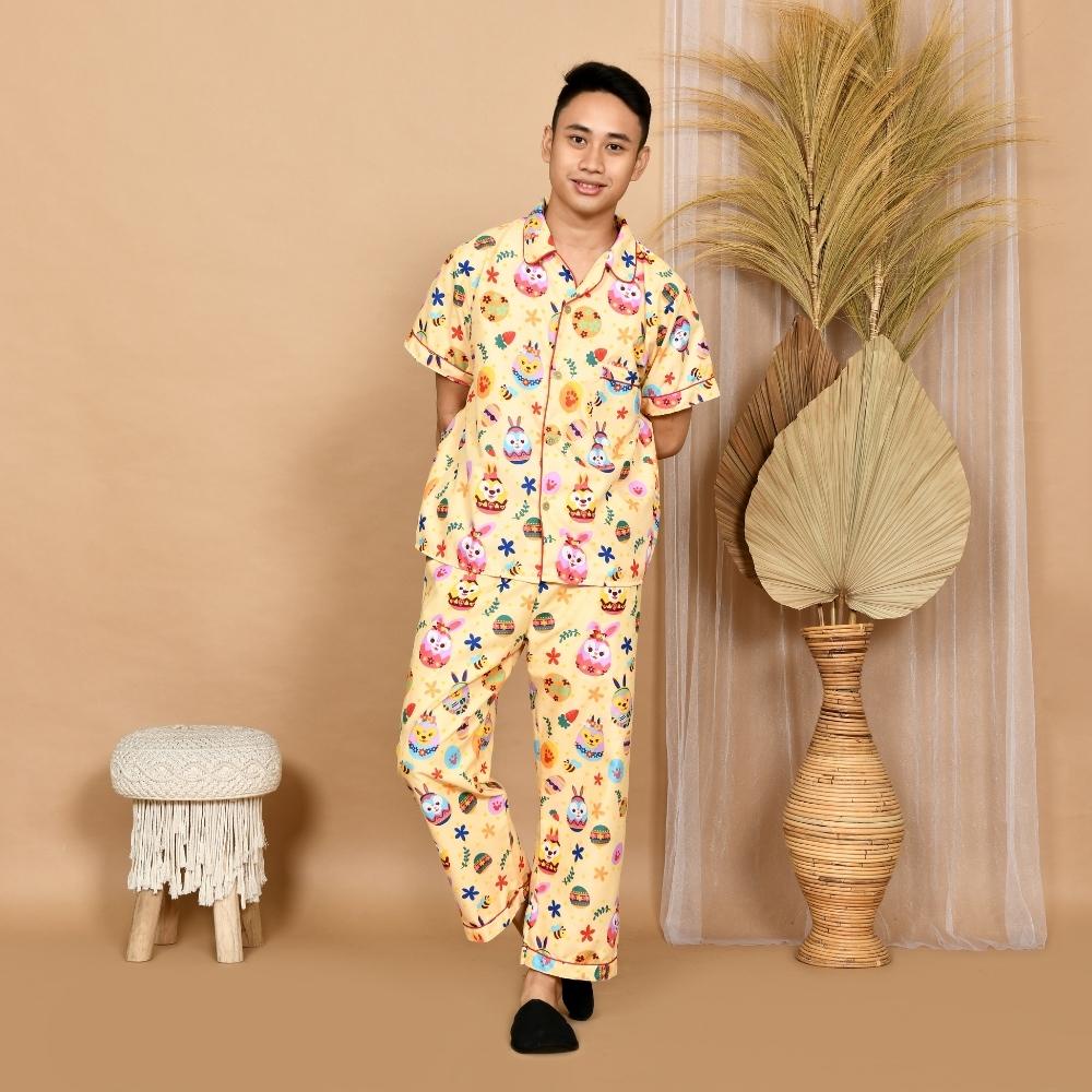 Monalisa Piyama Dewasa Pria CP XXL ( Jumbo ) Motif Karakter