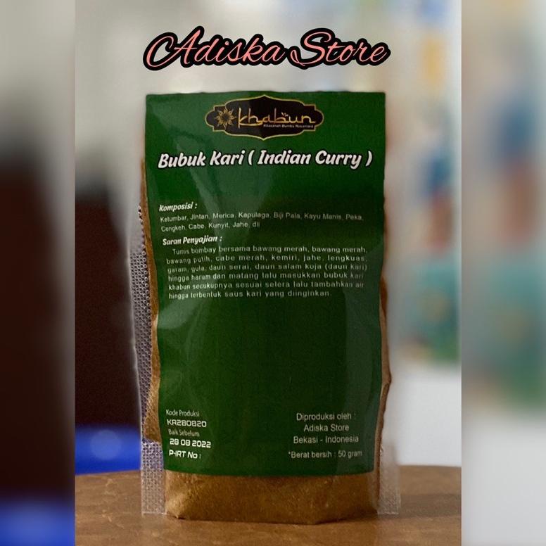 

[P-U3U-❤] Bubuk Kari (Indian Curry) / Kare Khabun 50 gr_murah