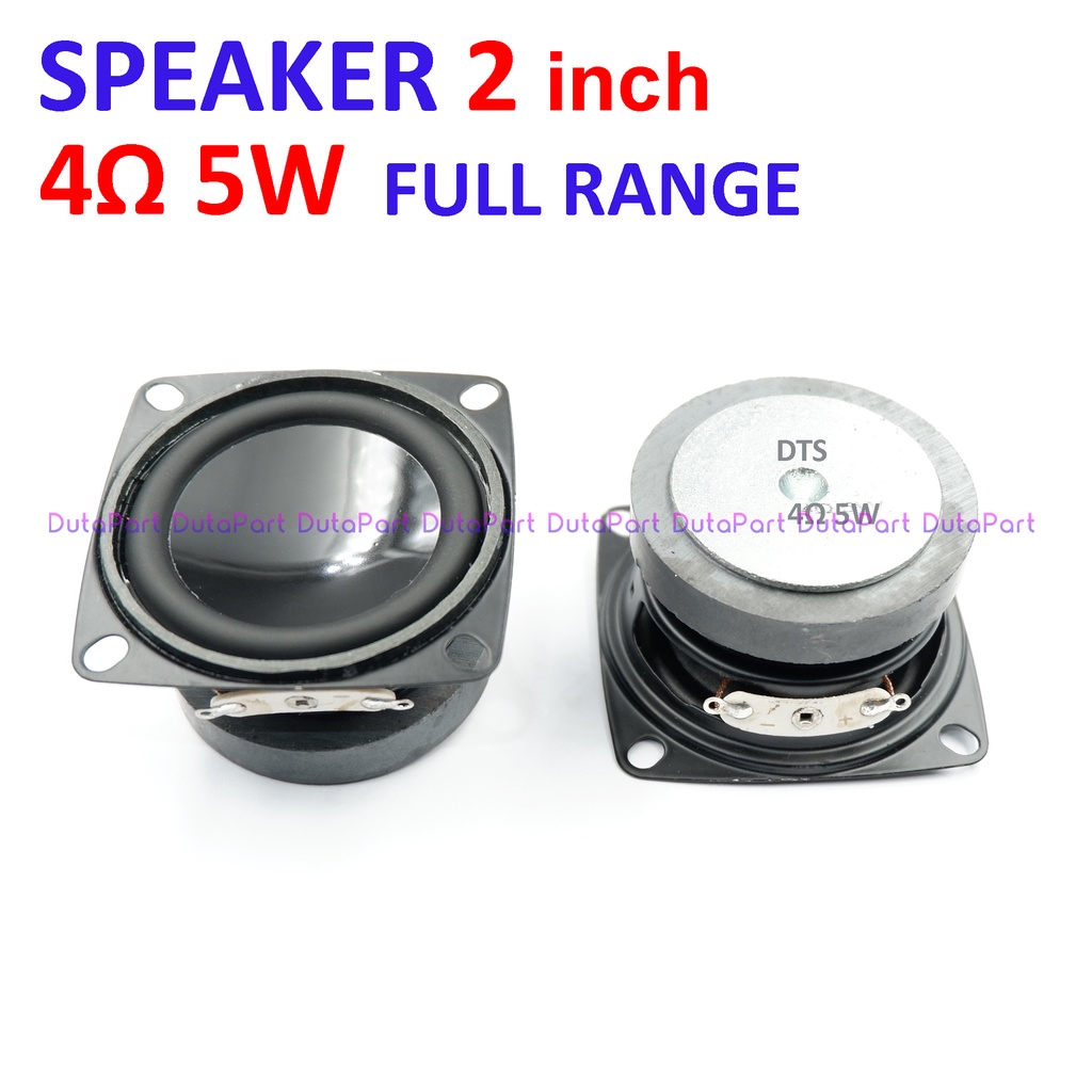 Speaker 2 inch 4 ohm 5 watt Full Range Audio Loudspeaker Full Black