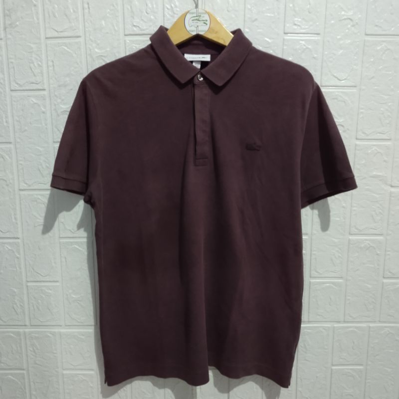 polo Lacoste brown second