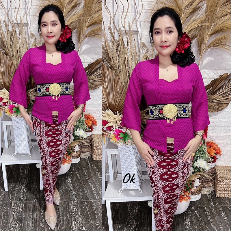 kebaya jadi sifon salmon