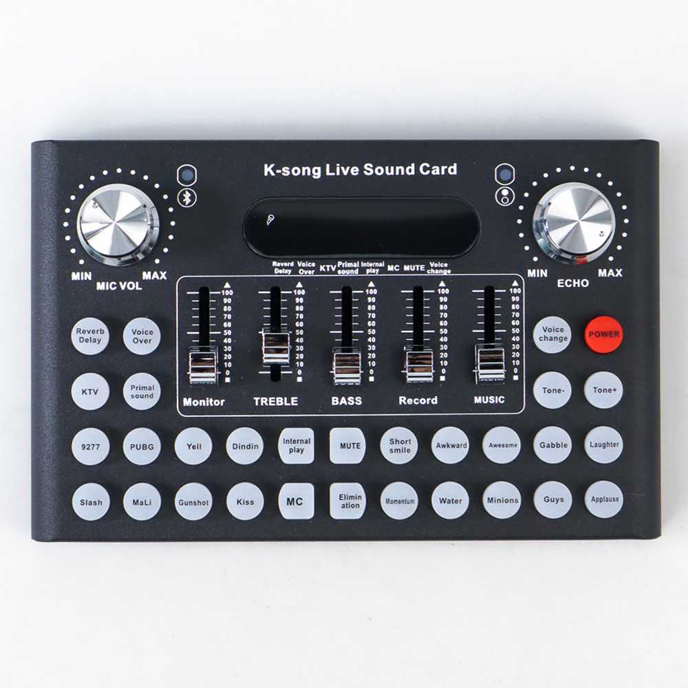 Live Soundcard Sound Card F8 Live Audio Mixer Broadcast Recording Woopower Mixer USB Sound Card Amplifier Live Broadcast Recording - F8