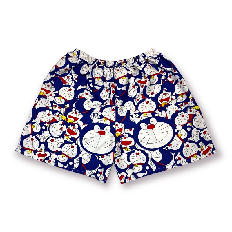 Celana Boxer Doraemon | Boxer Pria wanita | Celana Pendek | Celana Kolor