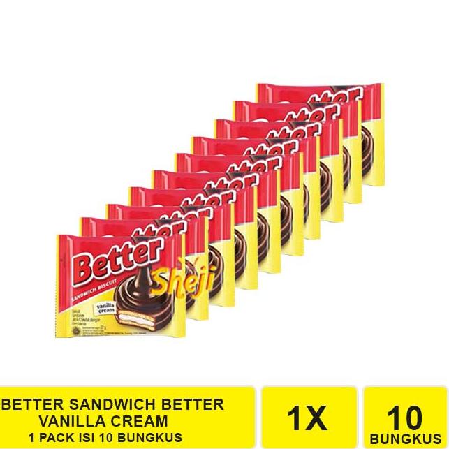

T77♚ BETTER SANDWICH SACHET 1 PACK ISI 10 BUNGKUS Koleksi Terbaru