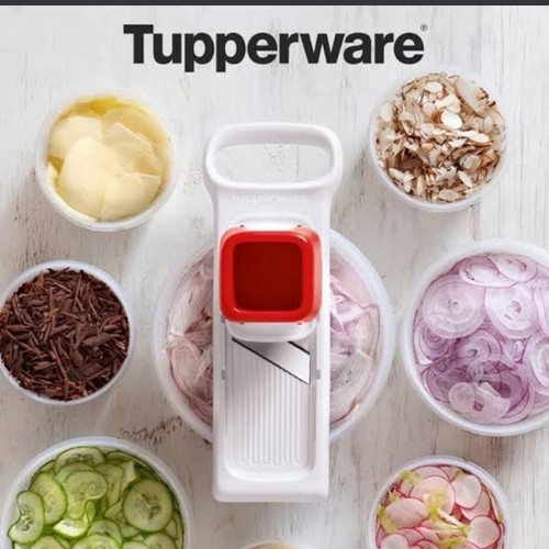 Tupperware Speedy Mando Alat Pengiris Bawang / parutan keripik kentang