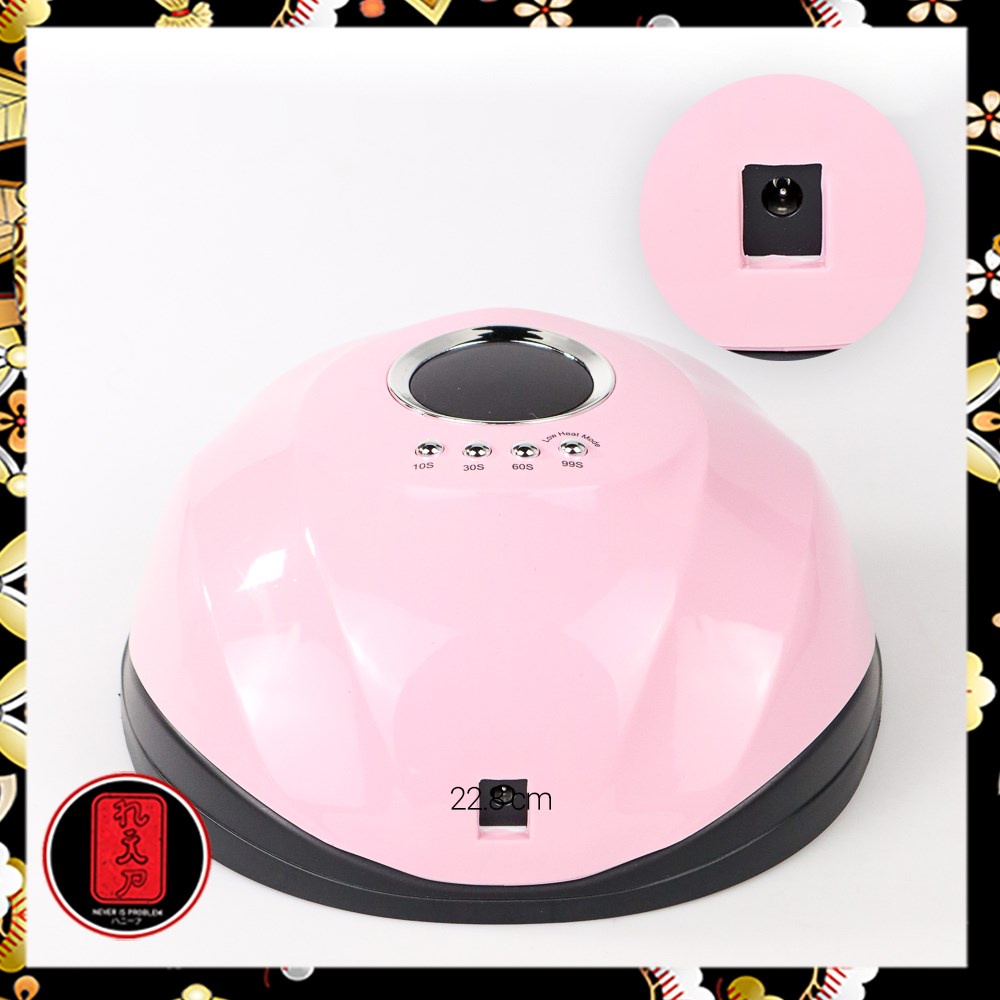 Biutte.co Pengering Kutek Kuku UV LED Nail Dryer 45LED 180W - SUN-M3 - Pink