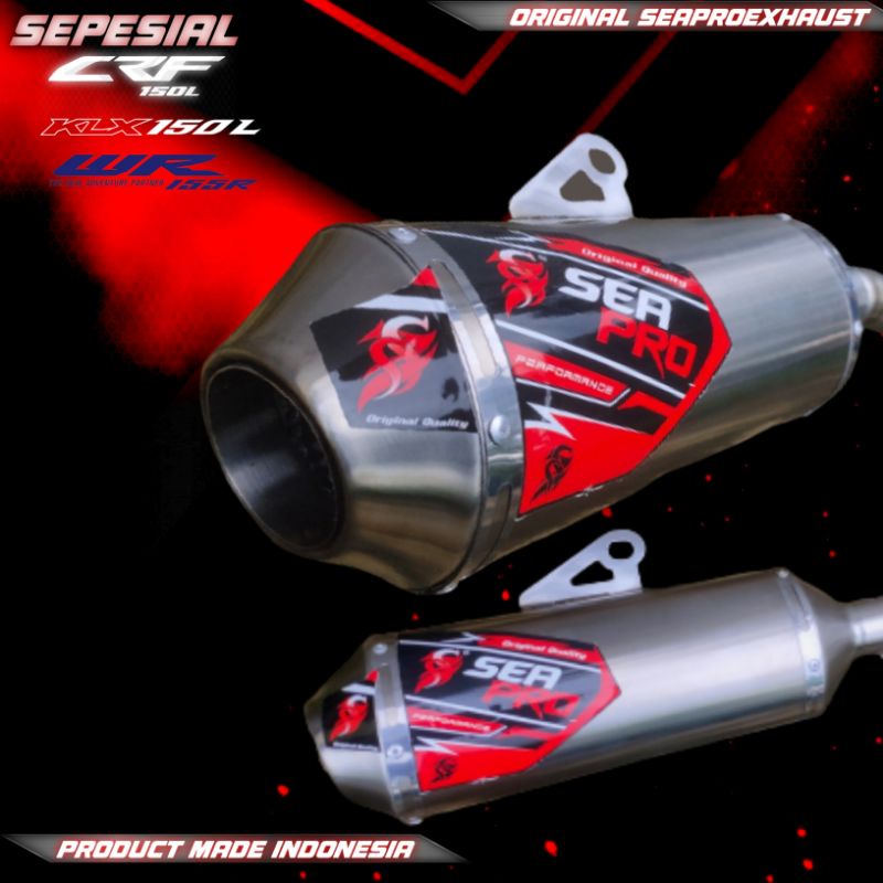 Silencer Knalpot Racing Crf klx dtraker WR150 Original Seaproexhaust