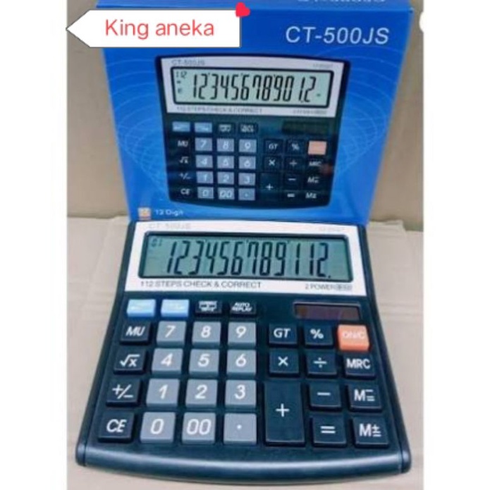 

Kaltulator Citizen 500js Model Tanggung 12 Digit New