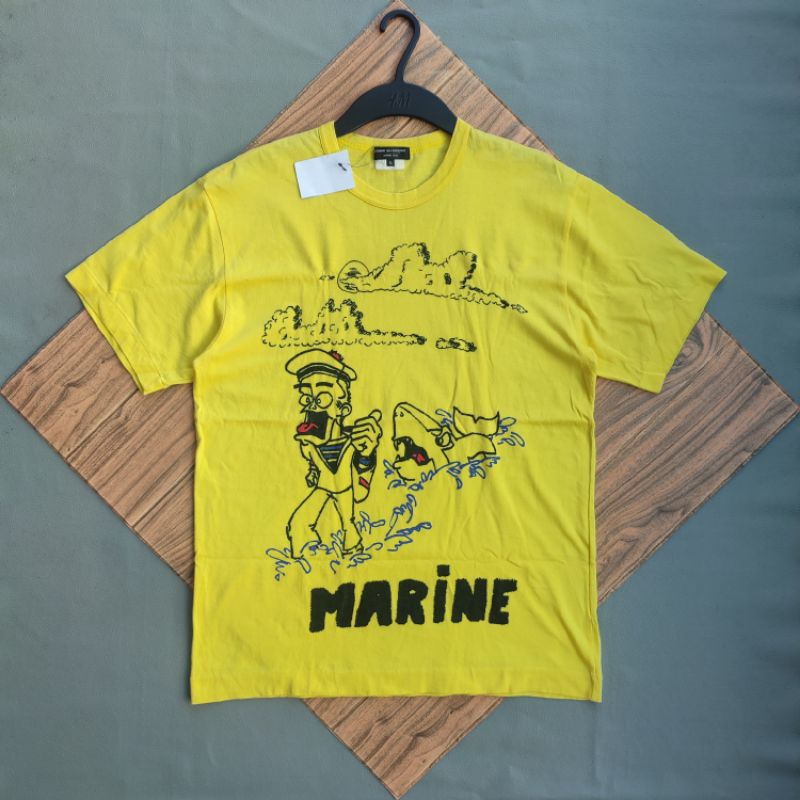 Kaos pria Comme des Garcons Vintage play CDG