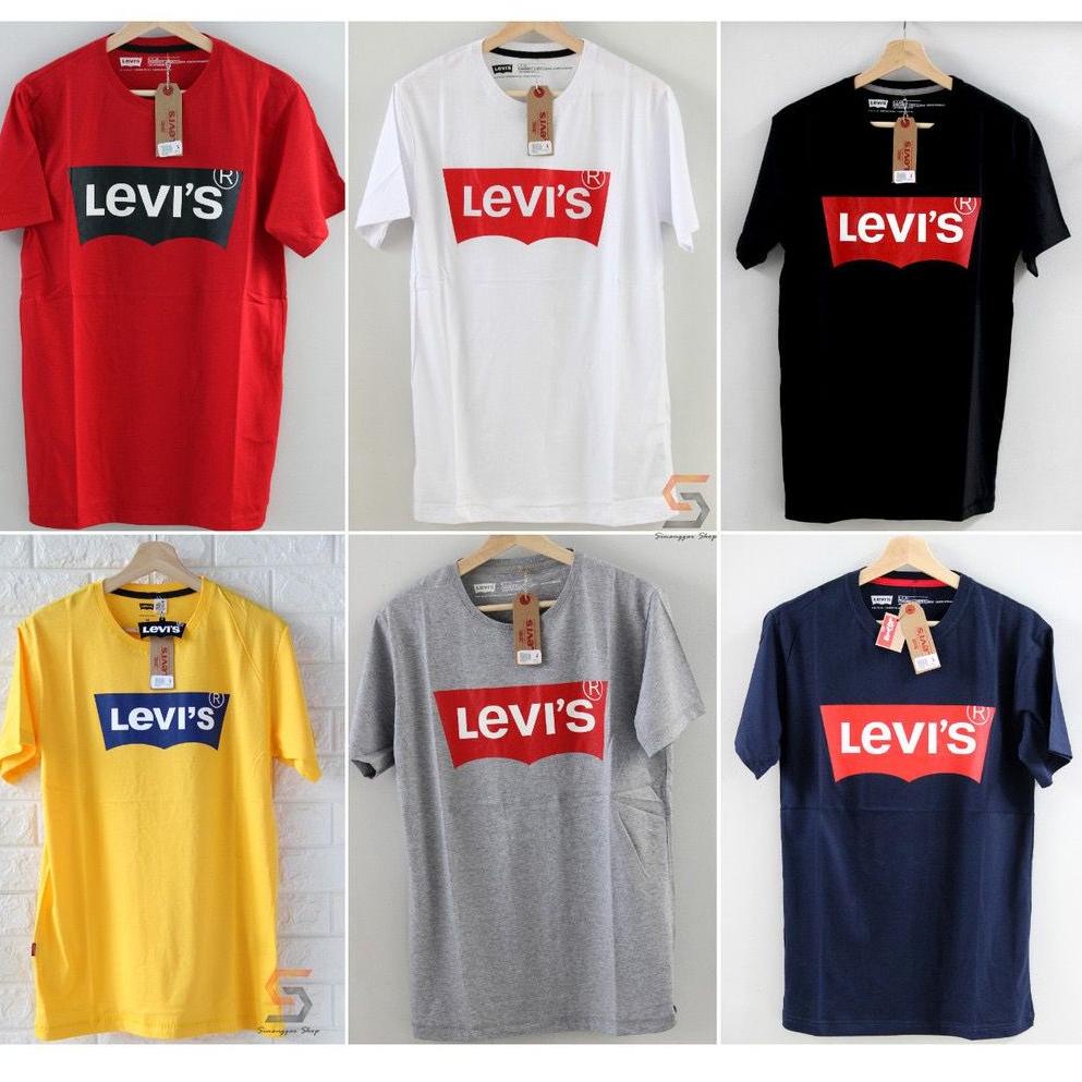 ㊫ PROMO 100 RIBU DAPAT 5 KAOS Kaos Levis / Original Import / Harga Distributor - Motif Menara Levis 