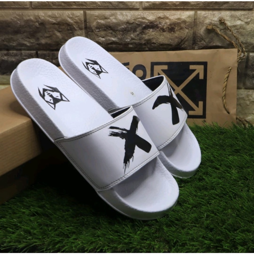 Sandal Selop Pria Wanita X White Distro