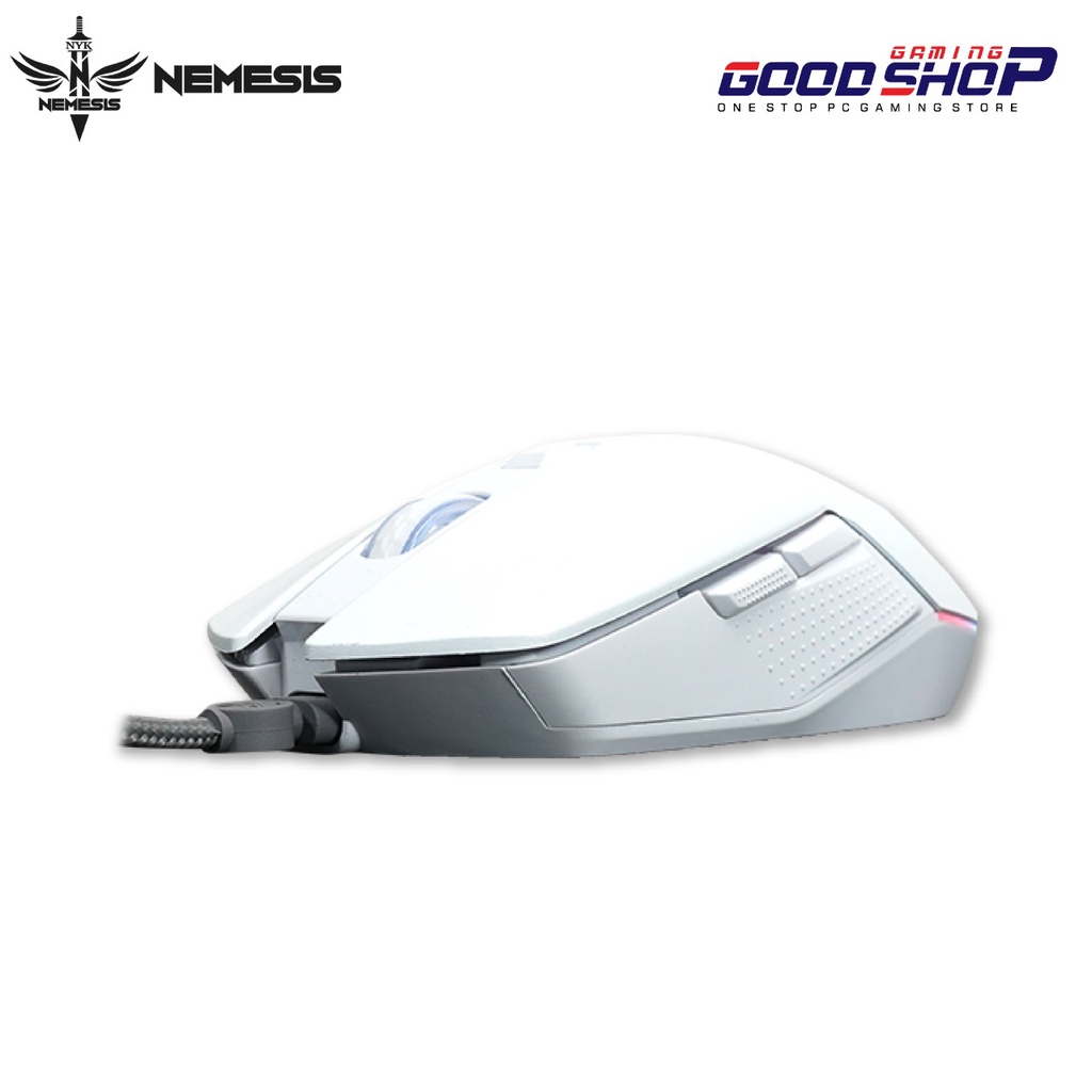 NYK Nemesis Grimlock HK400 RGB WIth Macro - Gaming Mouse - Hitam