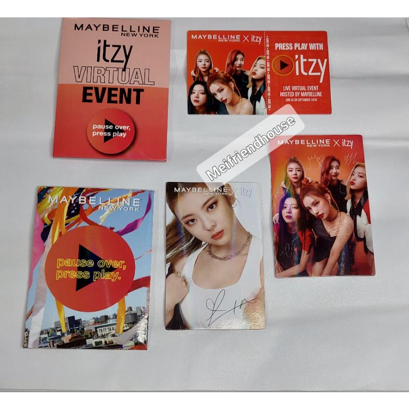 ITZY X MAYBELLINE Photocard
