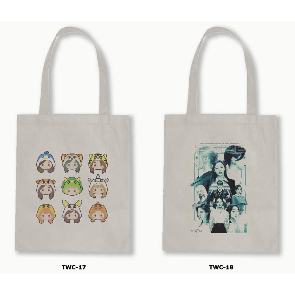 TOTE BAG BLACU - KPOP / TWICE 1