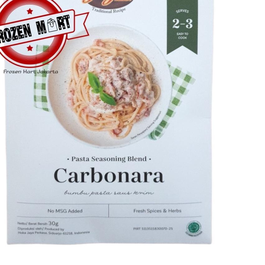 

Model Baru ♛ Jay's Carbonara Pasta Seasoning Blend / Bumbu Pasta Saus Krim 30Gr**