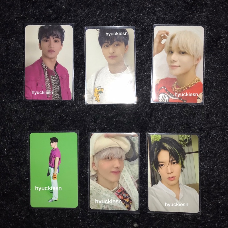 photocard nct official mark cafe chilling jisung pororo jungwoo jewel yuta future taeyong ar